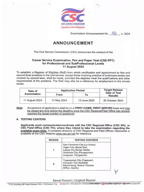 cse ppt|Conduct of 11 Aug 2024 CSE.